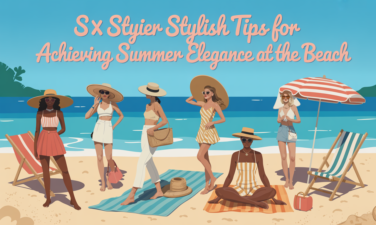 plongez dans l'été avec style grâce à nos 6 astuces incontournables pour adopter une élégance estivale à la plage. conseils mode, accessoires tendance et incontournables de la saison vous attendent pour sublimer vos journées ensoleillées.