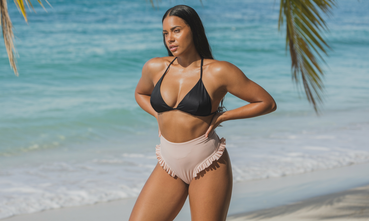 découvrez nos conseils et astuces pour choisir le maillot de bain idéal qui mettra parfaitement en valeur des épaules larges et sublimera votre silhouette durant l'été.
