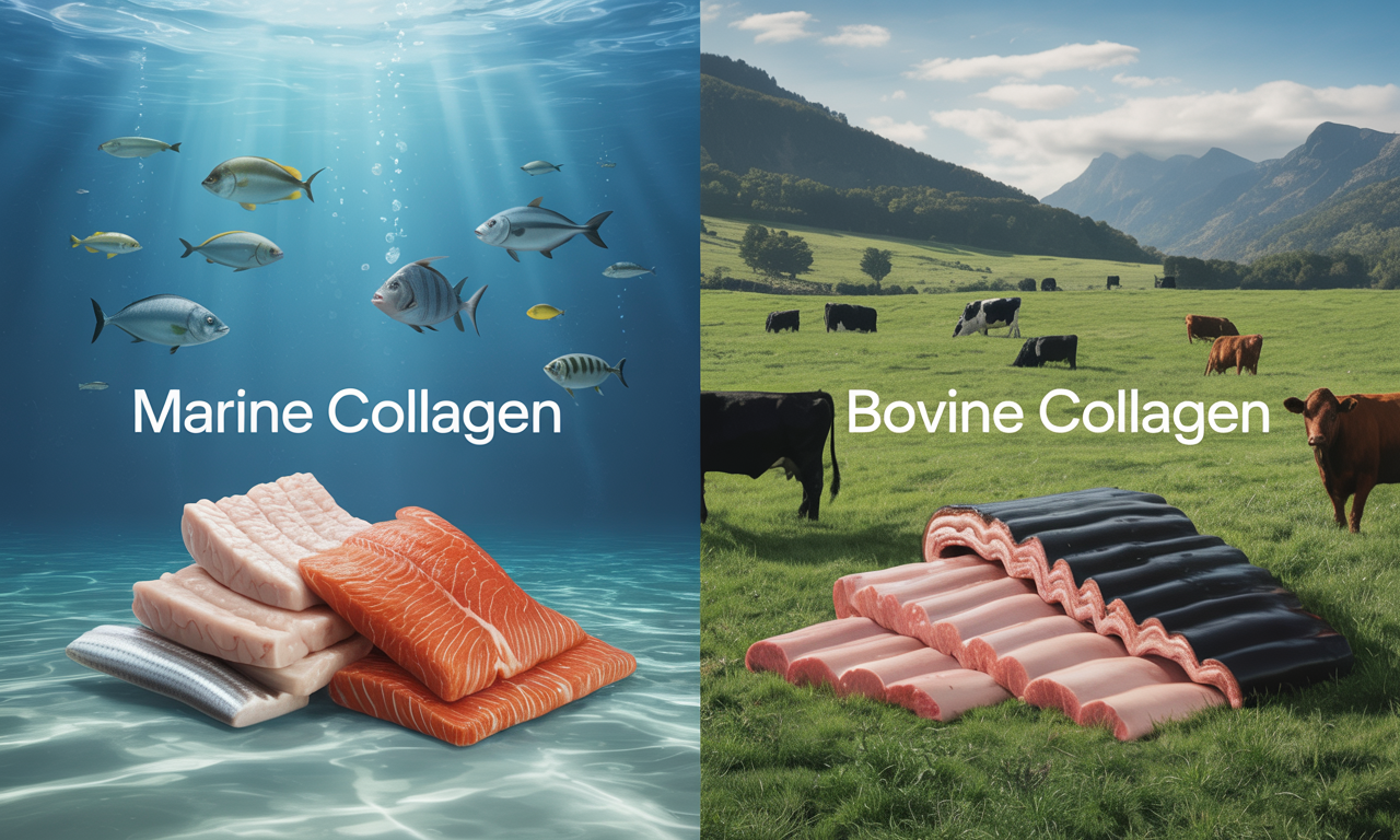 découvrez les différences clés entre le collagène marin et le collagène bovin : origines, bienfaits, assimilation et conseils pour bien choisir selon vos besoins en santé et beauté.