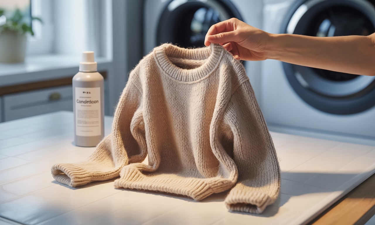 découvrez comment utiliser un après-shampoing pour sauver vos vêtements rétrécis, avec des conseils pratiques et avis d'experts pour redonner vie à vos pulls préférés.