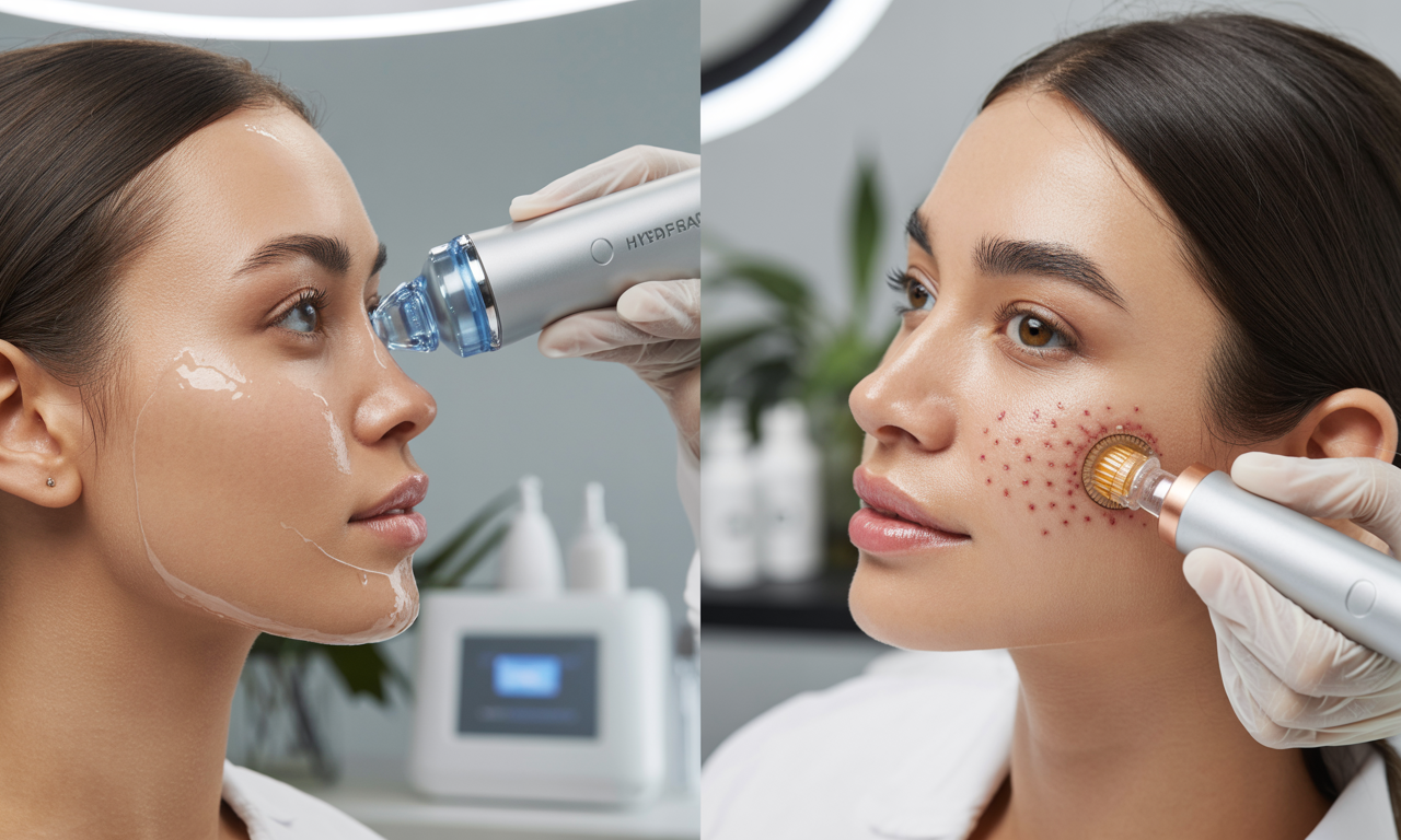découvrez notre comparatif complet entre hydrafacial et microneedling pour choisir le soin idéal adapté à votre peau et vos besoins beauté.