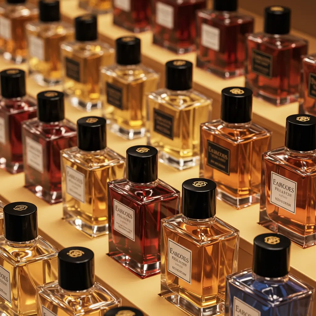 Collection de flacons de fragrances de qualité professionnelle pour la création de fondants