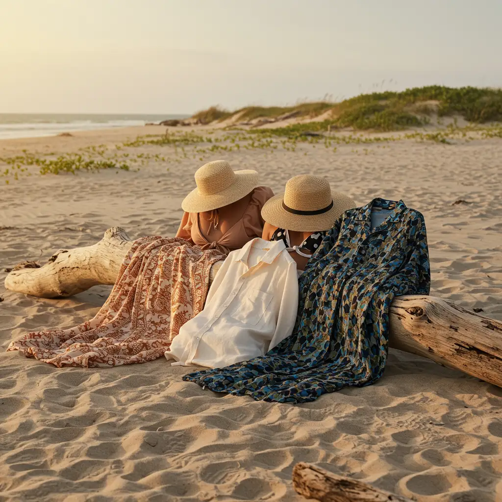 Collection de vêtements de plage premium et chemises de plage Charlie by Matthew Zink en ambiance balnéaire