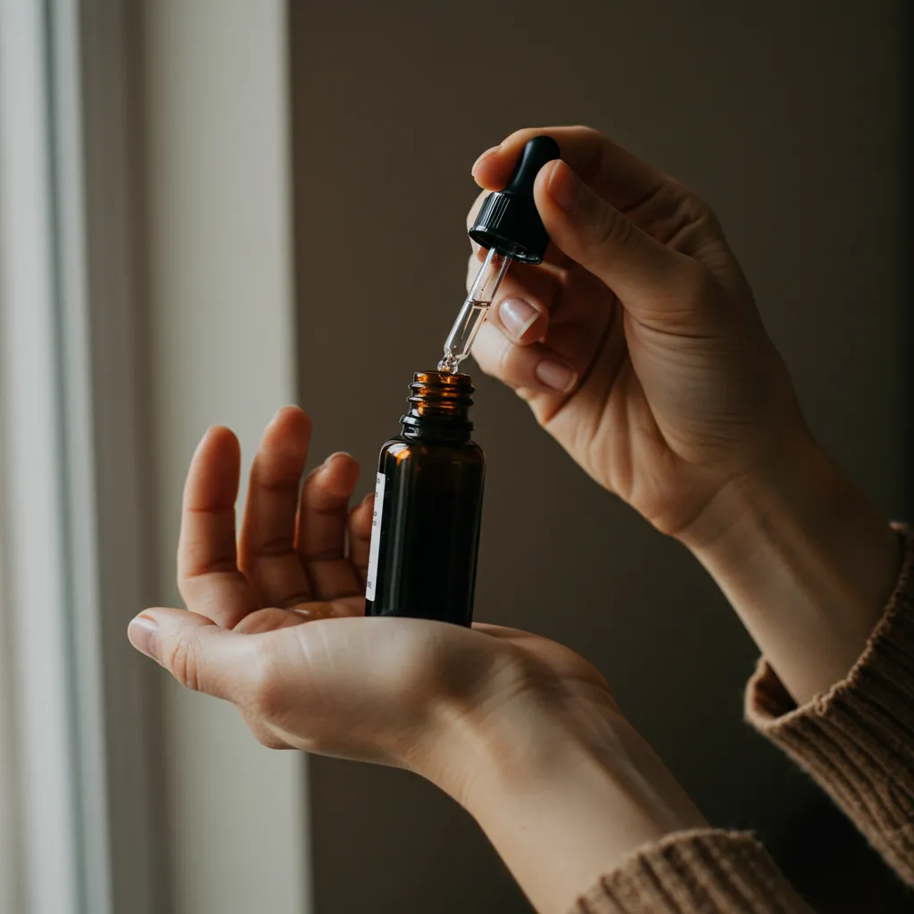 Application du parfum maison sur les points de pulsation du poignet