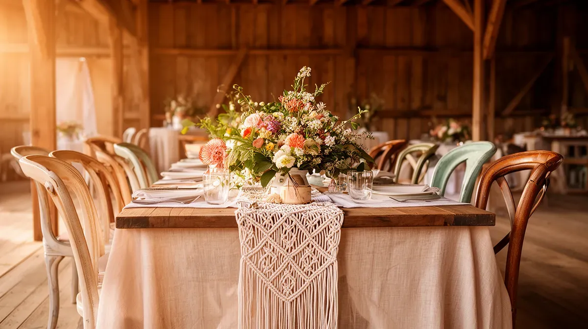 Mariage bohème chic : 7 secrets pour une déco et une ambiance réussies