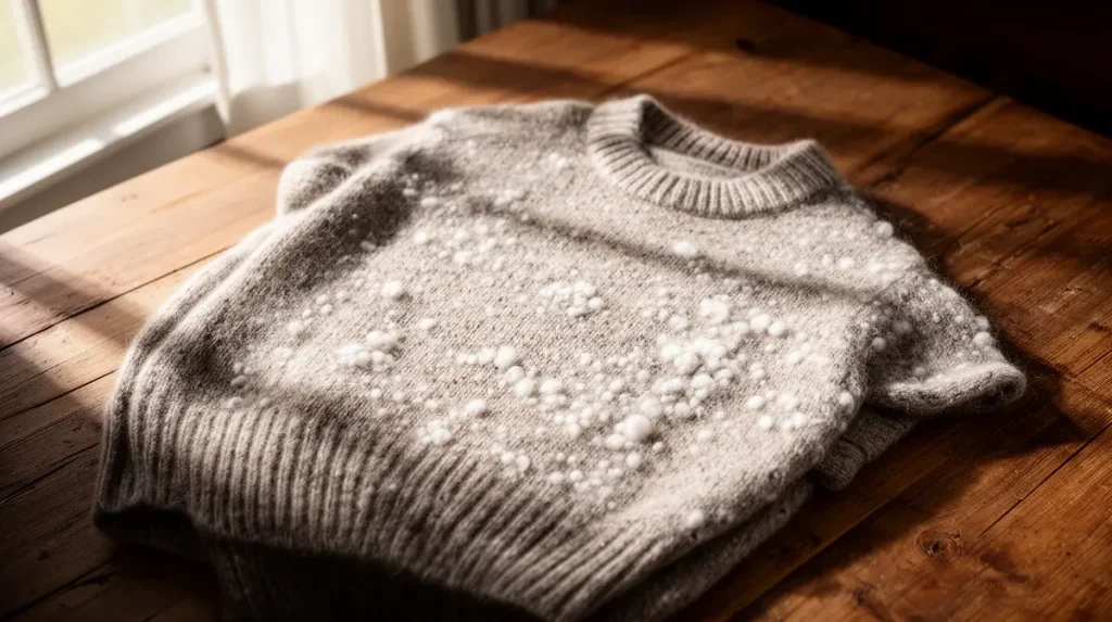 Enlever les bouloches d'un pull : 6 astuces de grand-mère et outils magiques